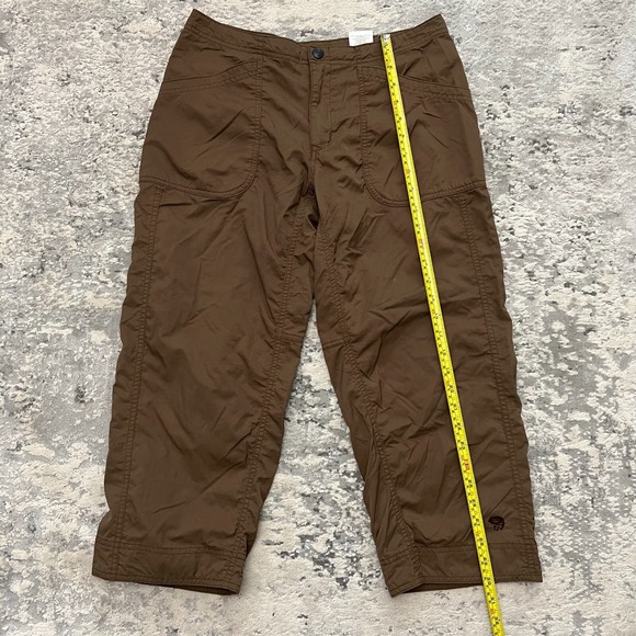 Mountain Hardwear Pants - Women's Sz 6 MOUNTAIN HARDWEAR Hardware Brown CAPRI PANT OL1153 Nylon